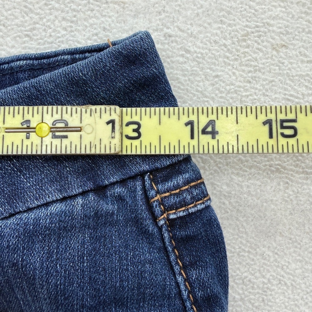 Seven7 Tummyless High Rise Skinny Jeans Womens 6 Dark Wash Stretch Denim - Picture 6 of 7
